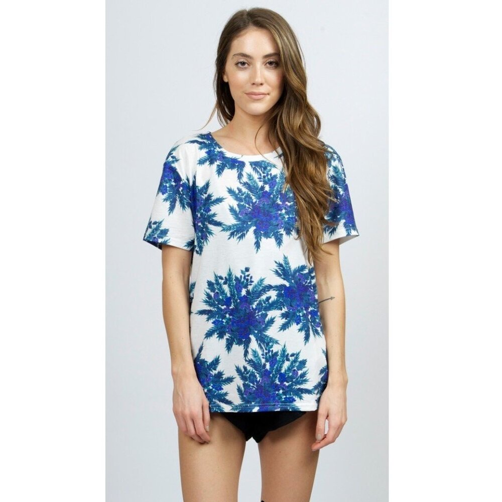 NEW S M Somedays Lovin Ryder Oversize Tee T-Shirt Vintage Floral Top Revolve